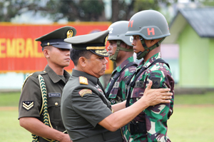 Upacara Pembukaan Pendidikan Pembentukan Bintara TNI AD dan Pendidikan Pertama Tamtama TNI AD Gelombang I TA 2019